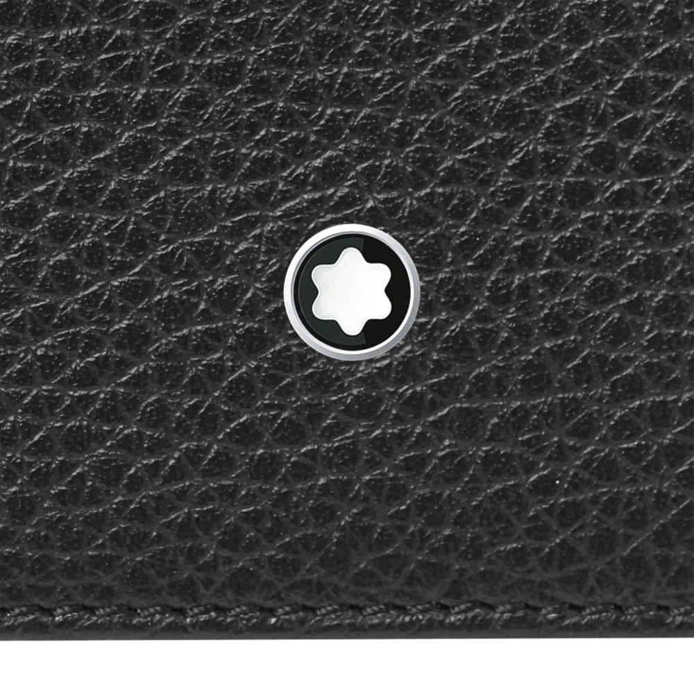 Montblanc Meisterstück Schwarz - Soft Grain Geldbörse 11 cc mit Sichtfach
