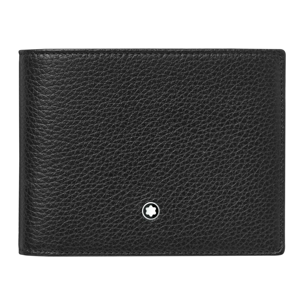 Montblanc Meisterstück Schwarz - Soft Grain Geldbörse 11 cc mit Sichtfach