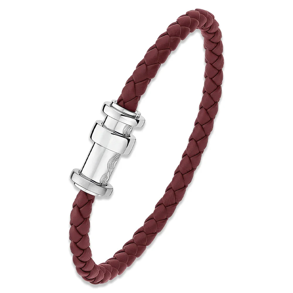 Montblanc Armband In 80 Tagen um die Welt rot Leder Boutique Kitzbühel