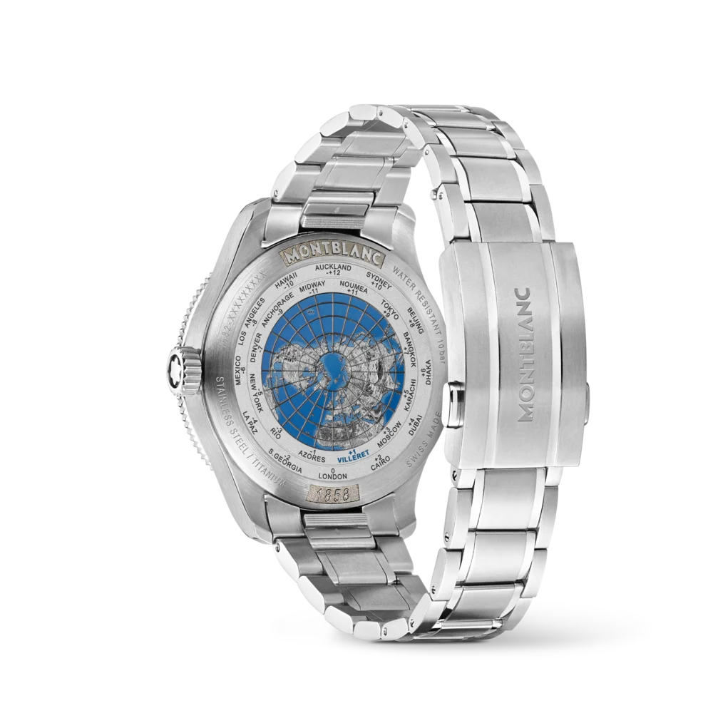 Exklusive Montblanc 1858 GMT Uhr mit zweiter Zeitzone Boutique Tirol