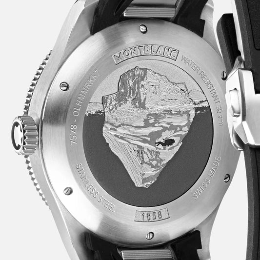 Montblanc® 1858 Iced Sea Automatic Date Grün