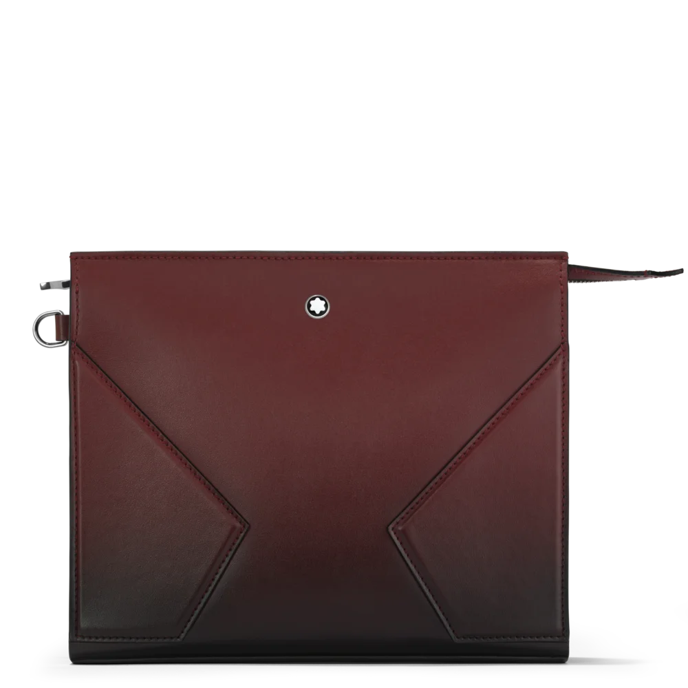 Design Pochette Montblanc Bordeaux – stilvolles Leder-Accessoire für anspruchsvolle Kundschaft, Montblanc Boutique Kitzbühel