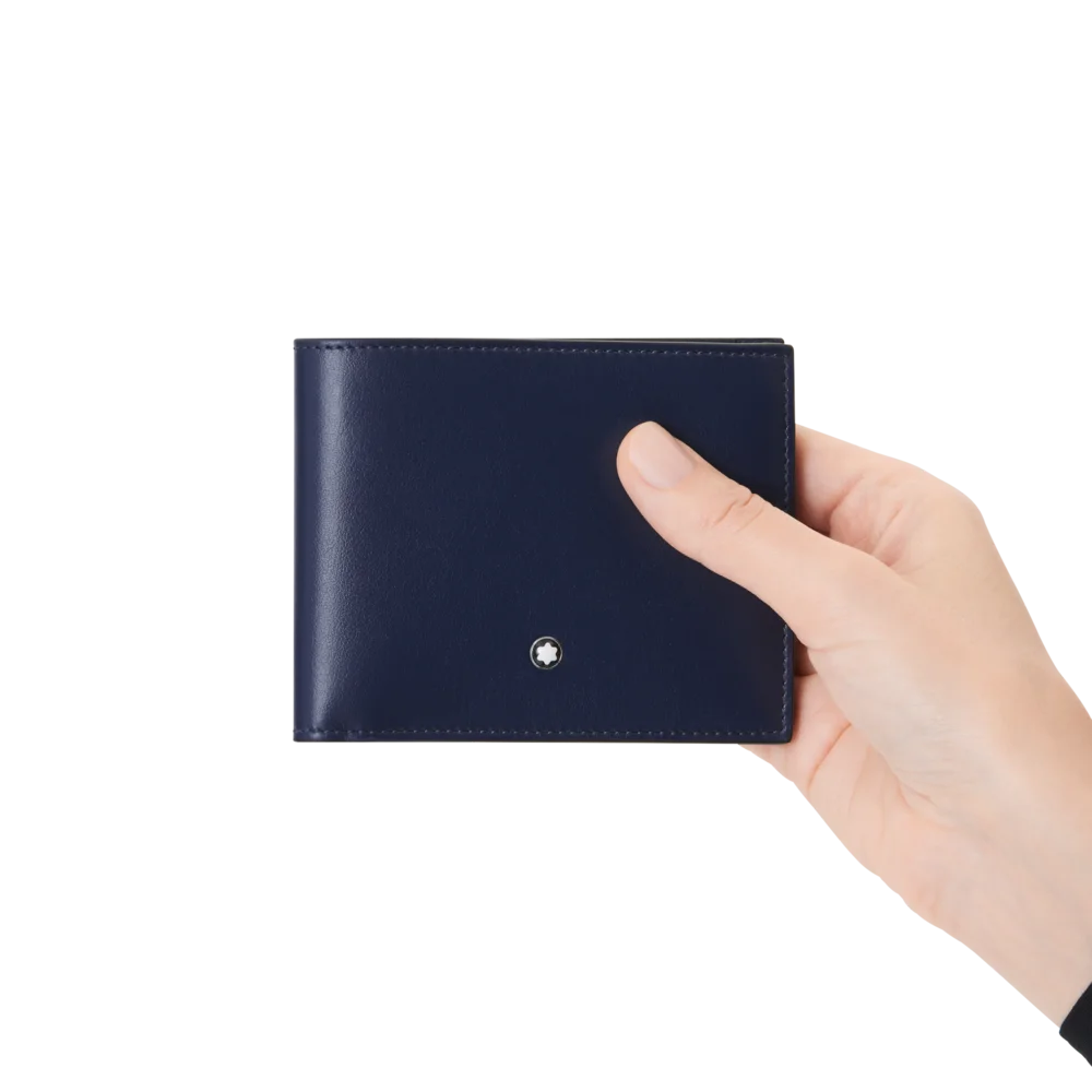 Montblanc® Meisterstück Brieftasche 6 cc in Tintenblau