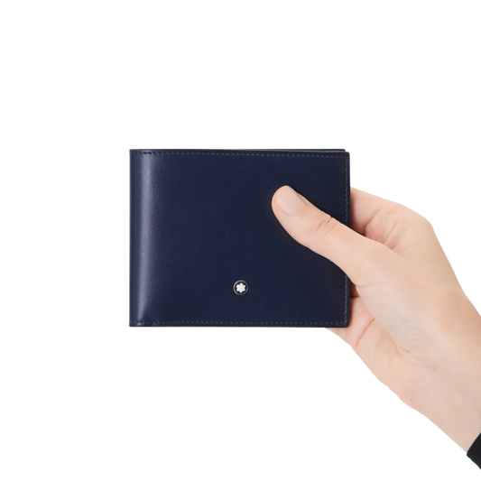 Montblanc® Meisterstück Brieftasche 6 cc in Tintenblau