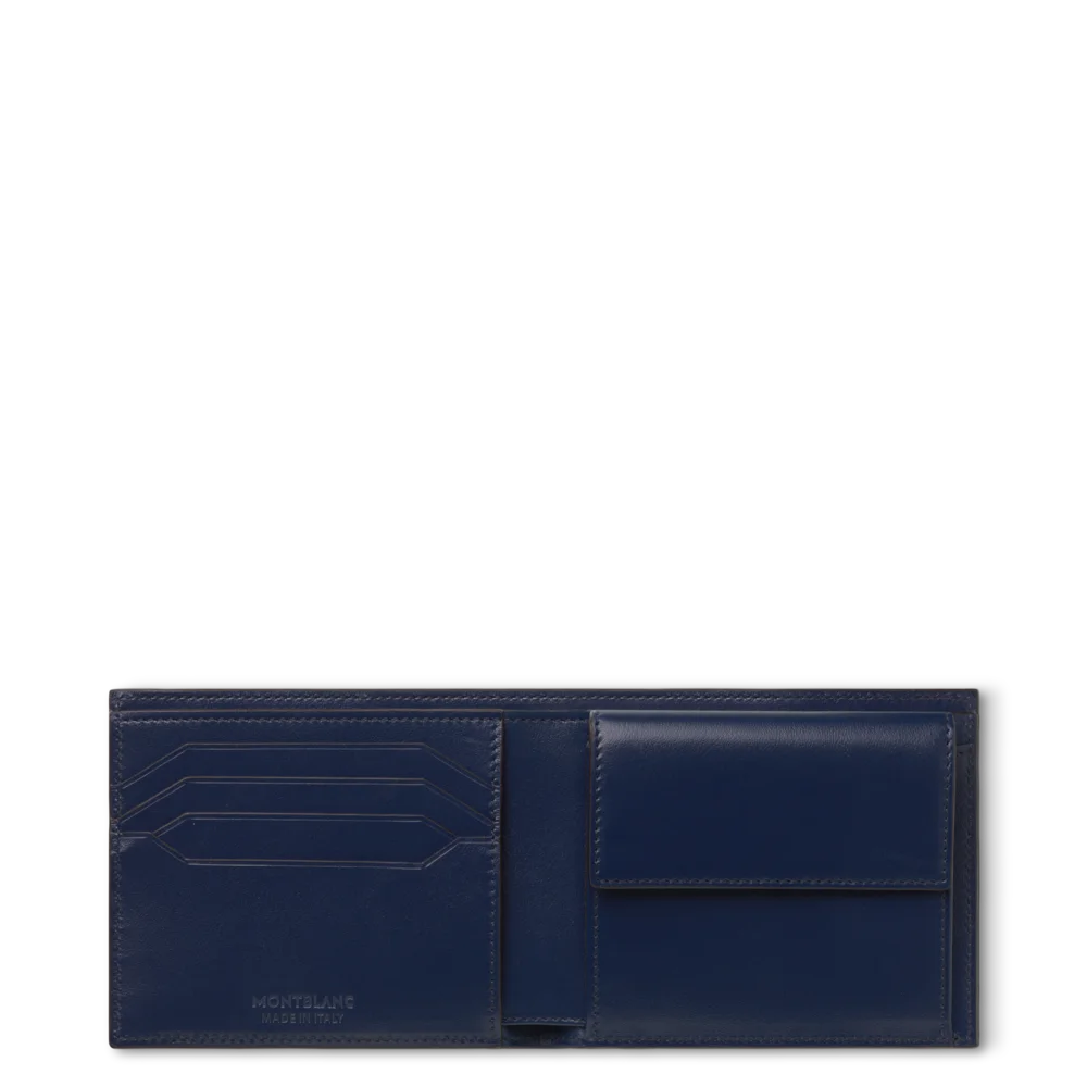 Montblanc® Meisterstück Brieftasche 4 cc in Tintenblau