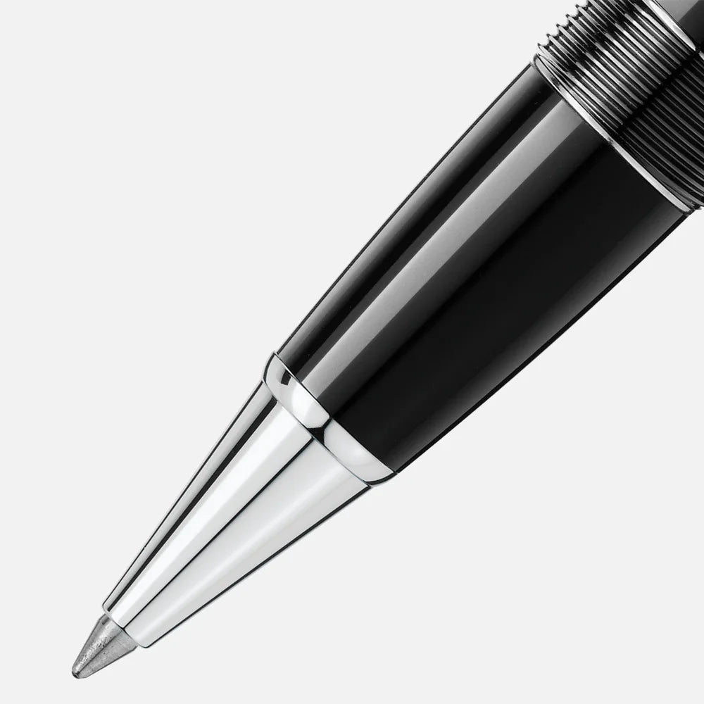 Premium Montblanc Le Grand Rollerball – tiefschwarzer Edelharz-Korpus, brillante Optik, luxuriöse Geschenkidee für Geschäftsleute, Montblanc Boutique Kitzbühel