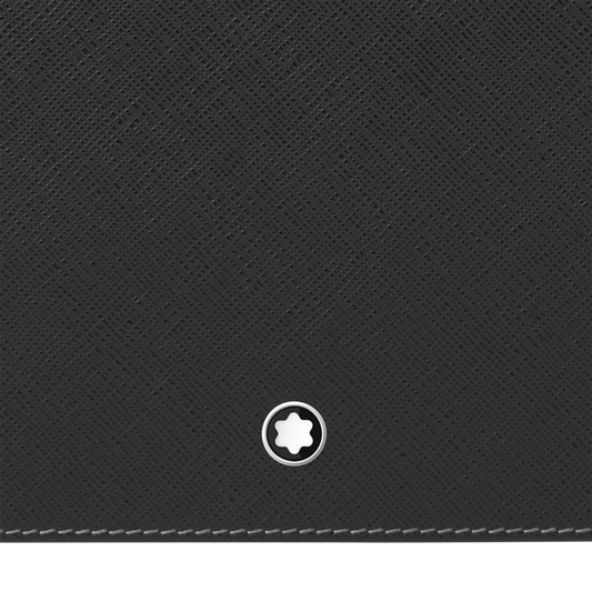 Montblanc Schreibunterlage aus schwarzem Leder