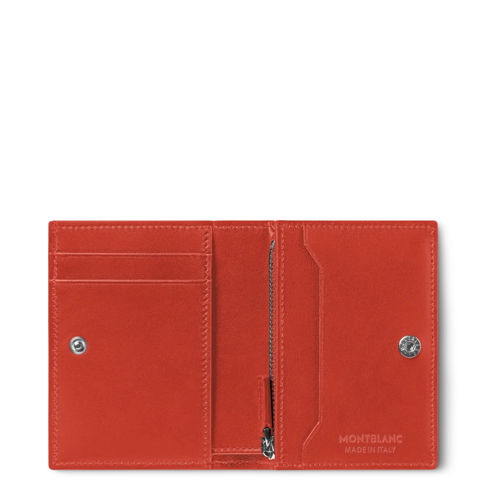 Montblanc® Soft kontinentale Nano-Brieftasche in Koralle