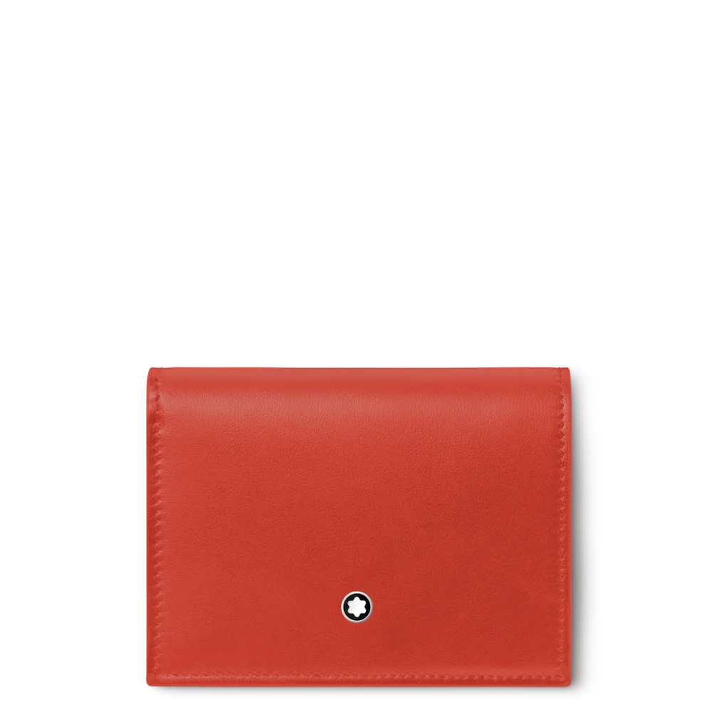 Montblanc® Soft kontinentale Nano-Brieftasche in Koralle