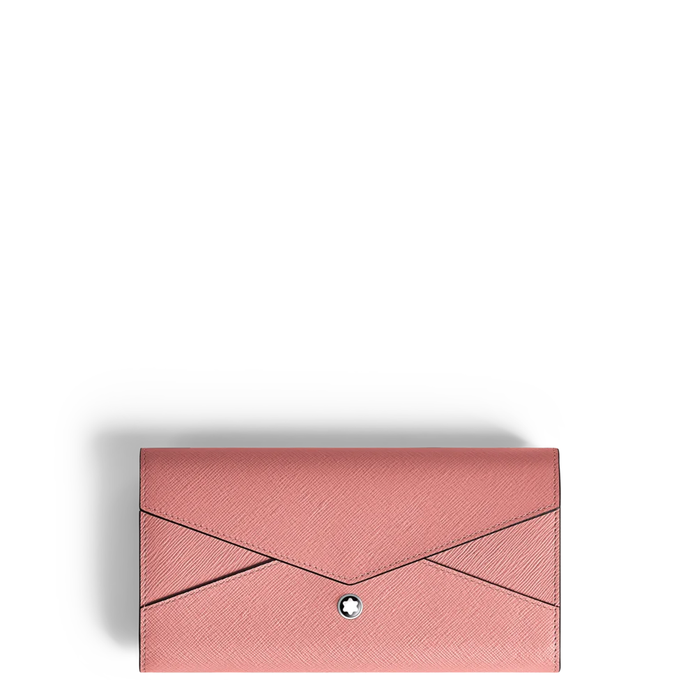 Montblanc® Sartorial kontinentale Brieftasche in zartem Rot