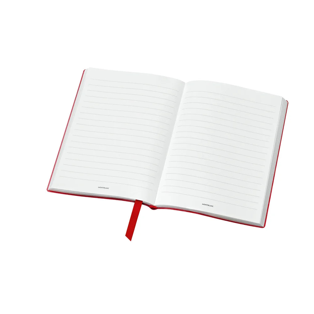 Exklusives Montblanc Notizbuch rot Saffianleder Kitz Prägung Boutique Tirol Geschenkidee
