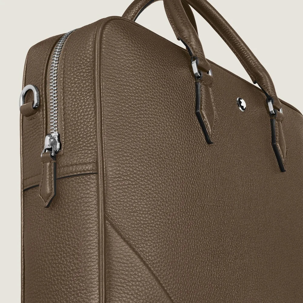Mittelgroße Montblanc Dokumententasche – Original in Haselnussbraun sicher im Juwelier Tirol Shop bestellen