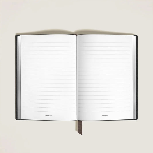 Mittelgroßes Montblanc Notizbuch mit 96 linierten Seiten in ebenholz braun
