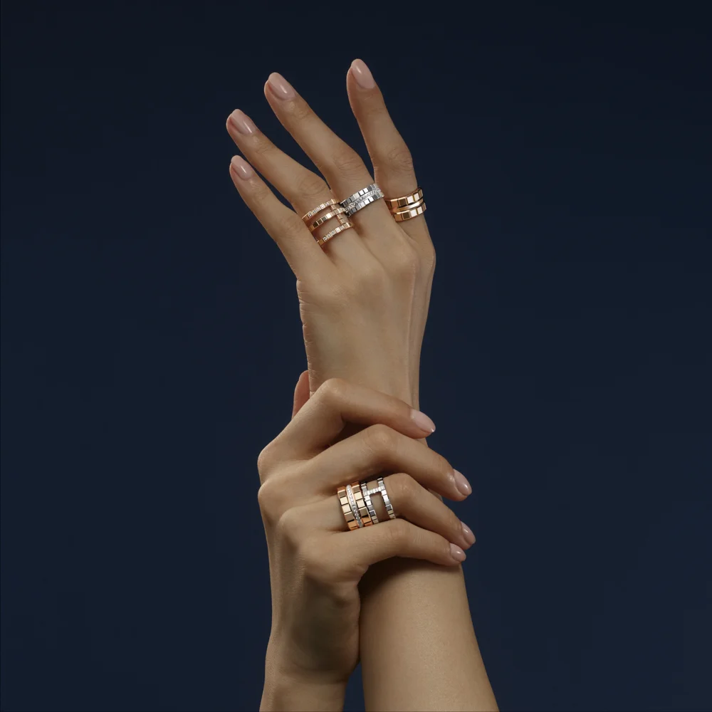 Ice Cube • Ring • Weißgold • Diamant
