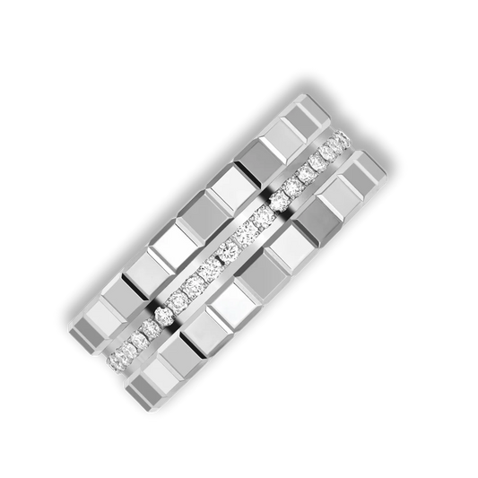 Ice Cube • Ring • Weißgold • Diamant