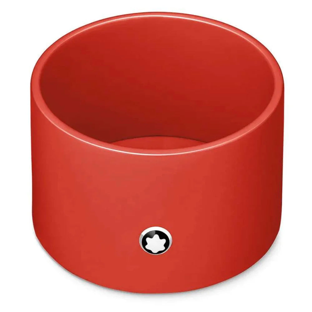 Montblanc runde Schreibtischablage in Korallenlack, Medium