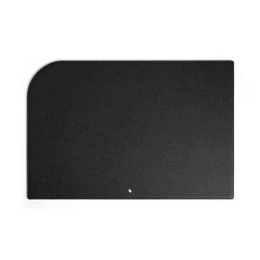 Schreibtischunterlage in Schwarz aus Grain Leder