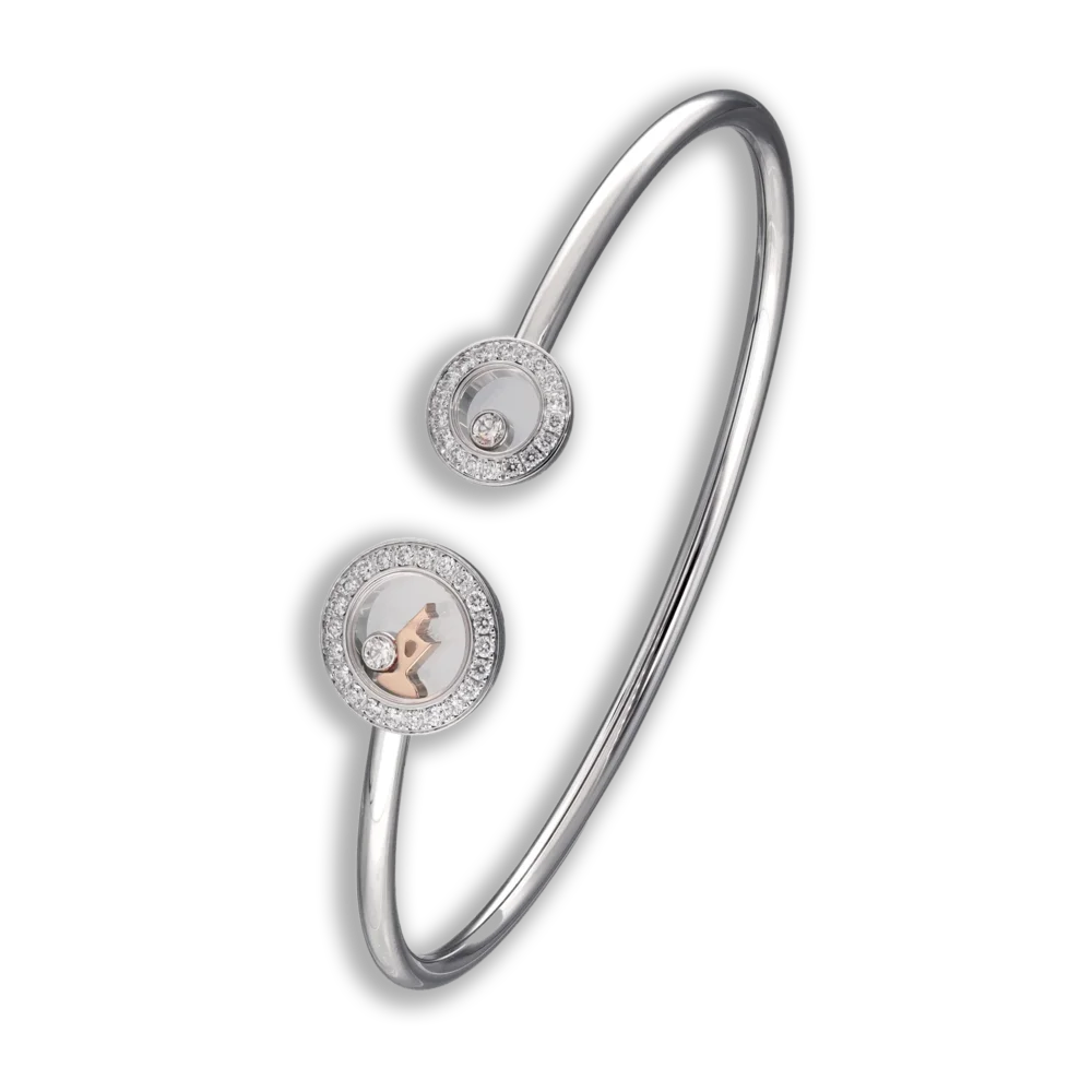 Chopard Chopard Happy Diamonds Kitzbühel Bangle Weissgold vollausgefaßt