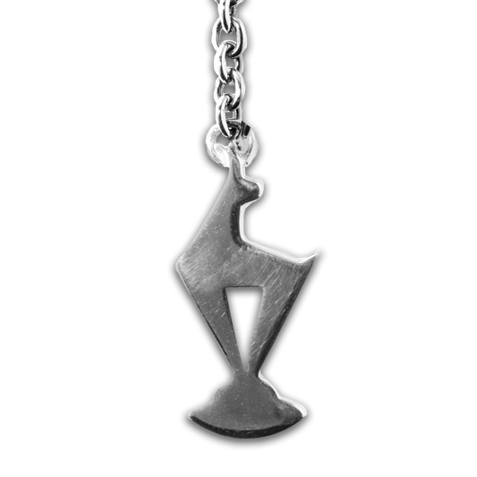 Schlüsselanhänger Kitz Gams 45 mm – Karabiner