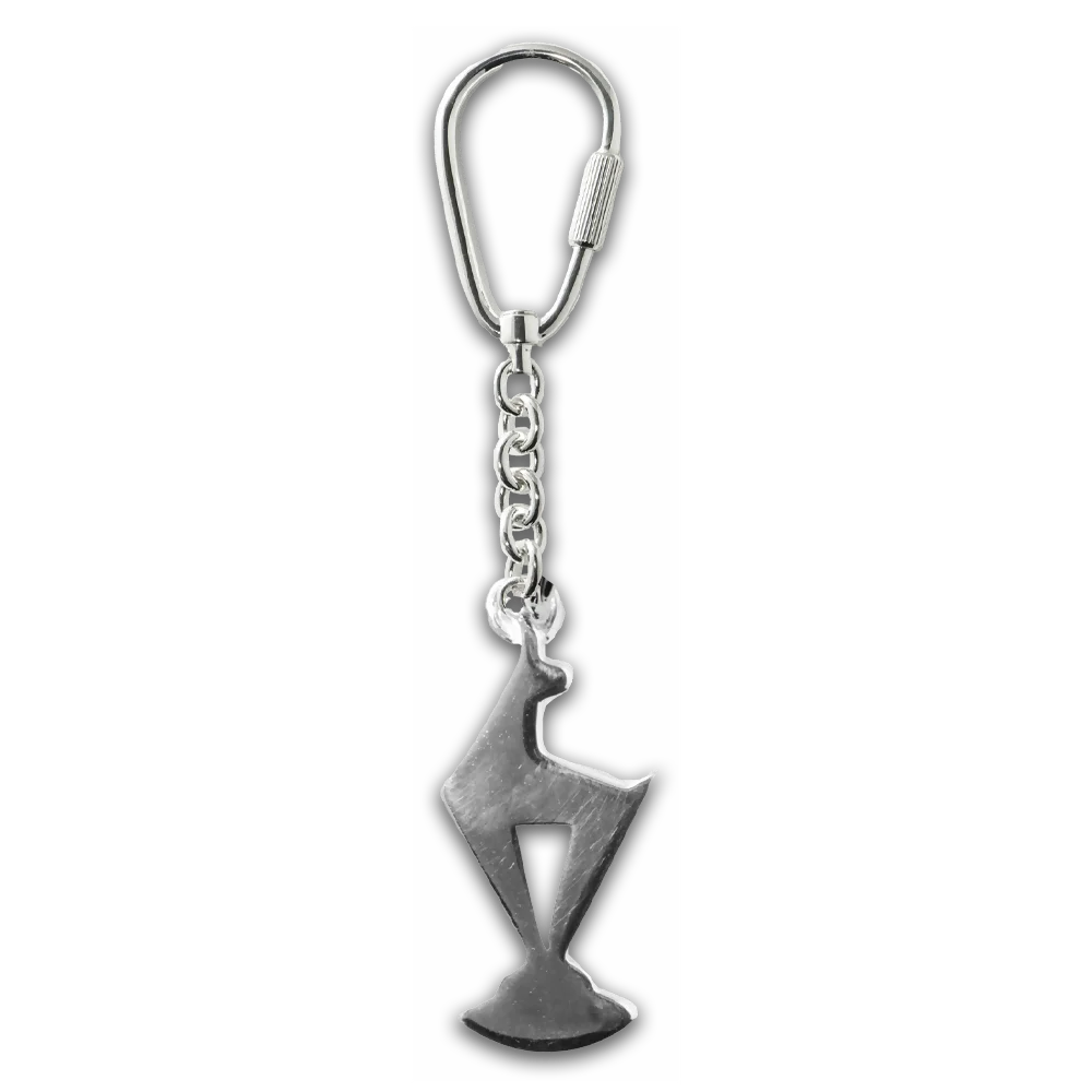 Schlüsselanhänger Kitz Gams 50 mm – Karabiner