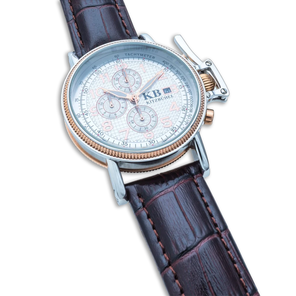 KB Uhr Spezial Stoppuhr Roségold – edler Chronograph, hochwertige Verarbeitung, exklusives Sammlerstück, erhältlich bei Juwelier und Goldschmied Schroll in Kitzbühel Tirol oder online.
