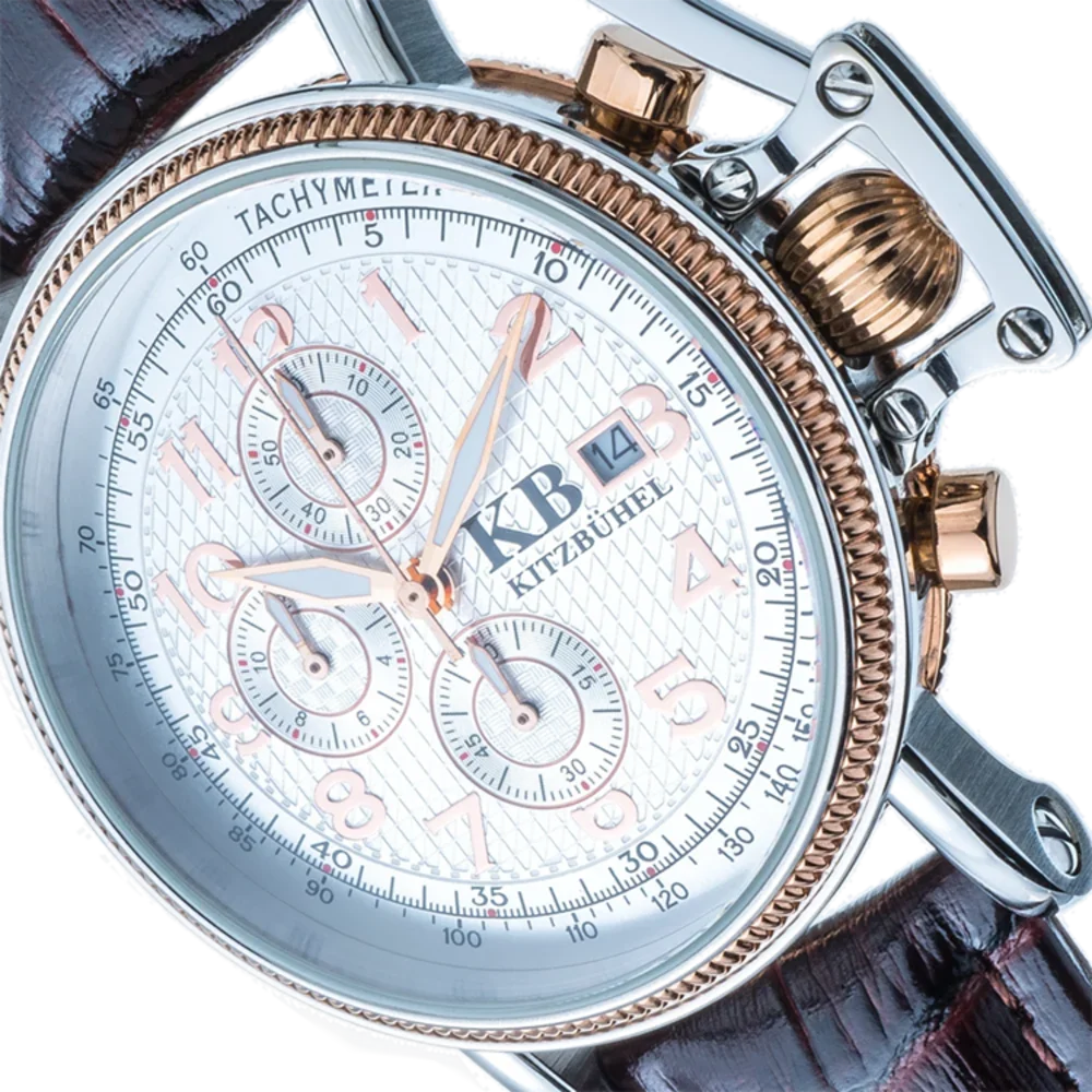 KB Uhr Spezial Stoppwatch Roségold