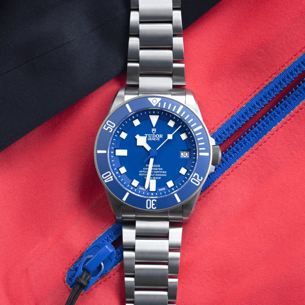 Tudor® Pelagos Ziffernblatt blau