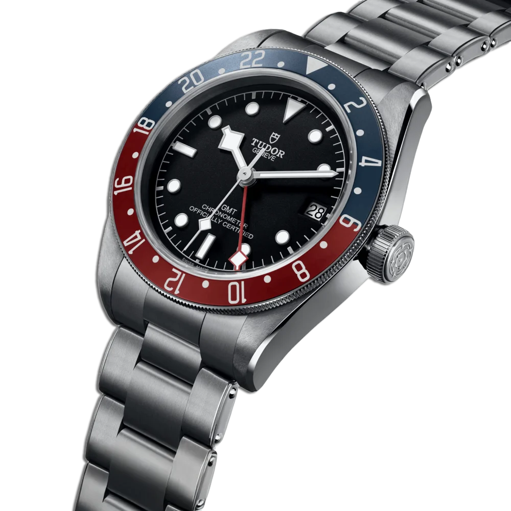 Tudor® Black Bay GMT Ziffernblatt schwarz