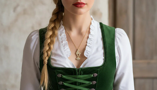 Schmuck aus Gold für das Oktoberfest