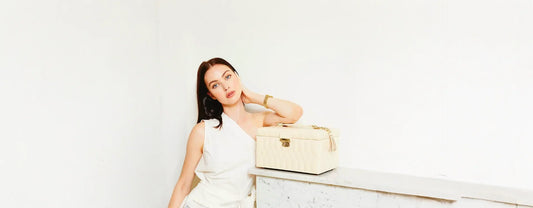 Caroline schmuckkasten aus Leder