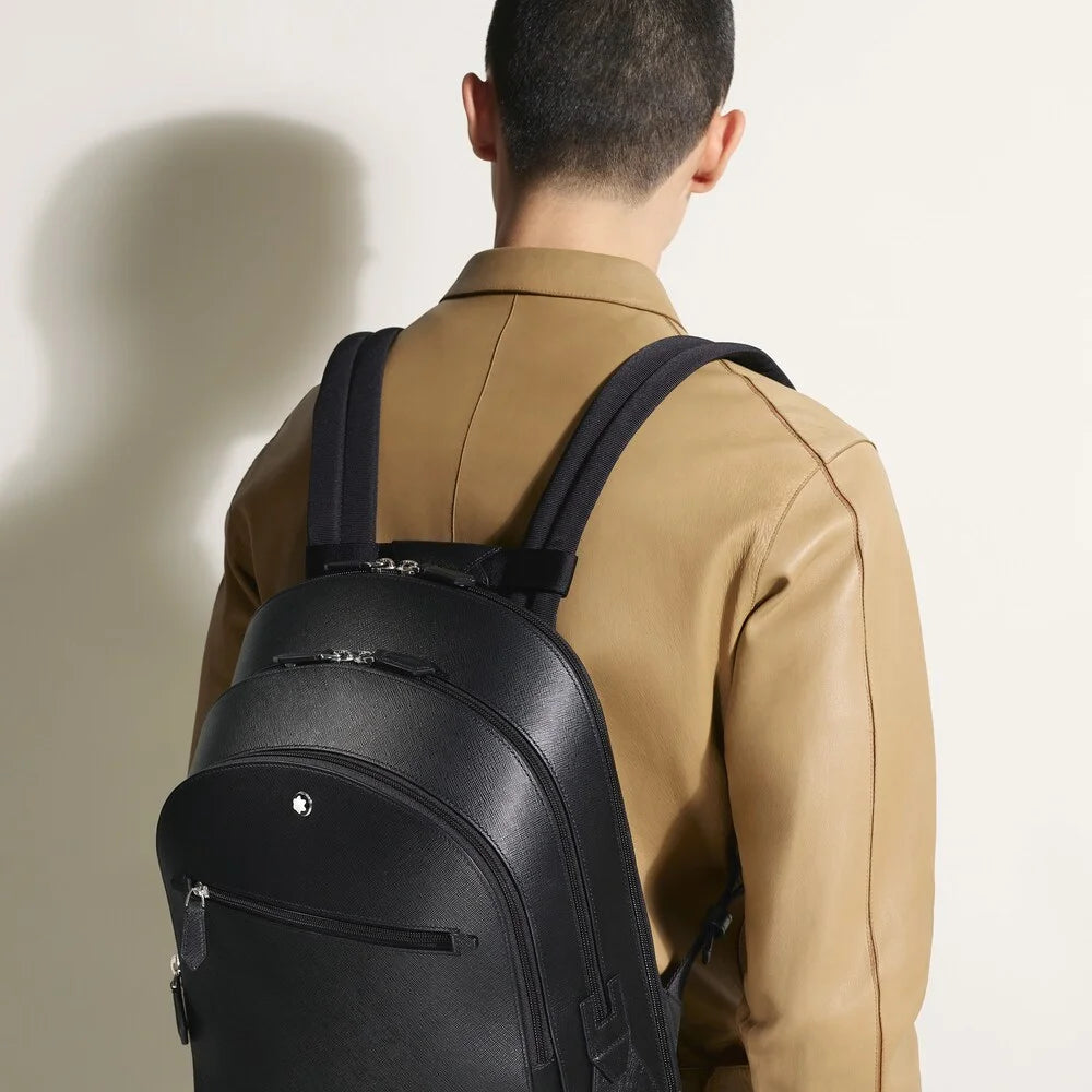 Eleganter Montblanc Business Rucksack für Herren und Damen aus Saffianleder jetzt online bestellen bei Montblanc Boutique Kitzbühel