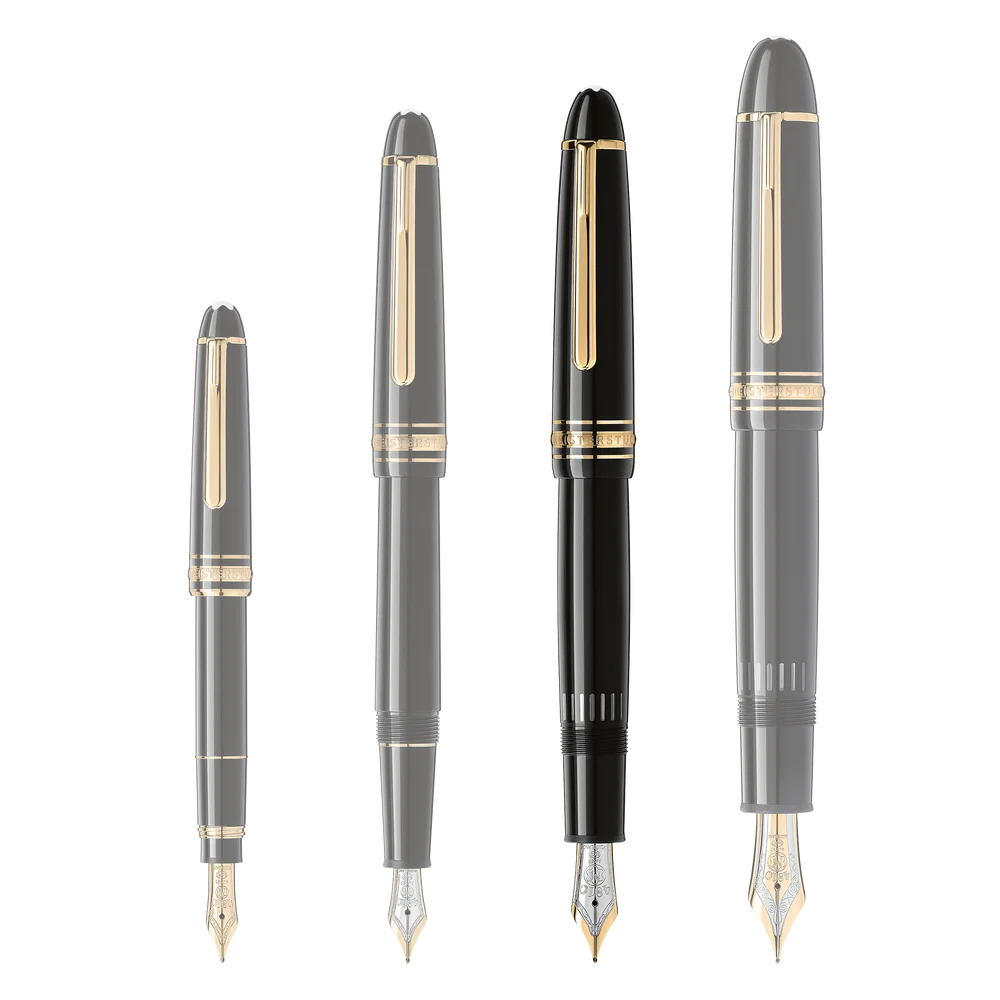 Montblanc Meisterstück LeGrand mit vergoldetem Clip und Seriennummer