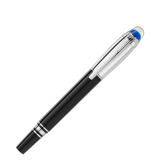 Montblanc StarWalker Doué Fineliner kaufen in der Montblanc Boutique Kitzbühel Tirol – luxuriöses schwarzes Edelharz Schreibgerät mit platinierten Akzenten