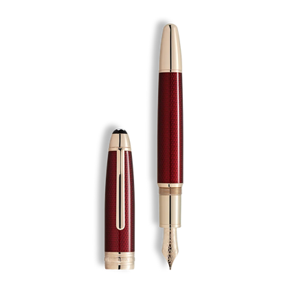 Premium Luxusfüllfeder Montblanc Meisterstück Solitaire Golden Hour burgunderrot goldbeschichtete Beschläge Golden-Hour-Schreibgerät kaufen bei Montblanc Boutique in Kitzbühel Tirol