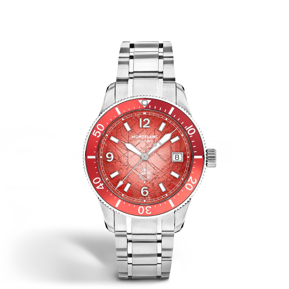Luxus Automatikuhr Montblanc Iced Sea 0 Oxygen Limited Edition 300 Stück sauerstofffreier Edelstahl 300 Meter wasserdicht online sicher kaufen