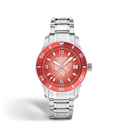 Luxus Automatikuhr Montblanc Iced Sea 0 Oxygen Limited Edition 300 Stück sauerstofffreier Edelstahl 300 Meter wasserdicht online sicher kaufen
