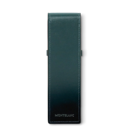 Montblanc Schreibgeräteetui aus Leder in Sfumato British Green