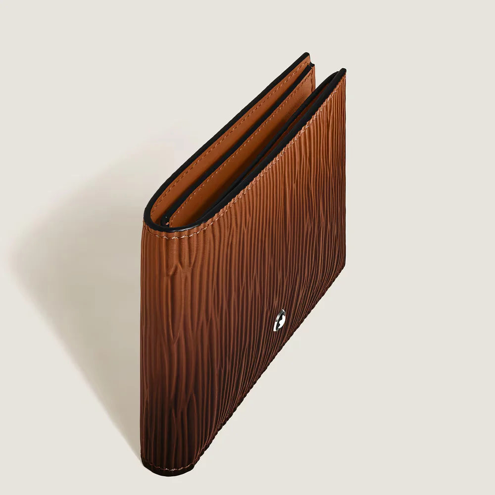 Montblanc Geldbörse 6cc Corteccia Sfumato Leder Fauve schlanke Luxus Brieftasche online sicher kaufen Montblanc Boutique Kitzbühel Tirol