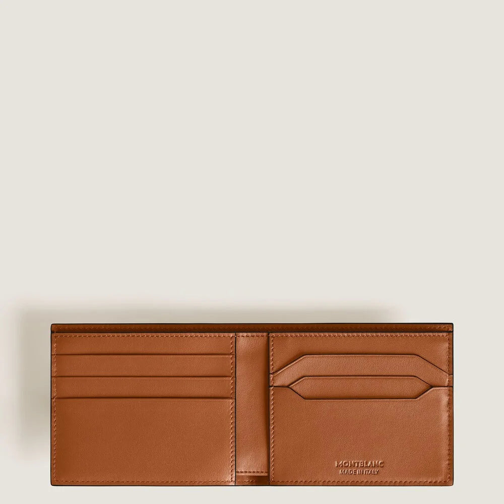 Innenansicht Montblanc Geldbörse 6 Kreditkartenfächer zwei Geldscheinfächer zwei Zusatzfächer elegante Organisation für Alltag und Business