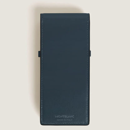 Hochwertiges blaues Montblanc 3 Stifte Etui für Kugelschreiber und Füllfederhalter