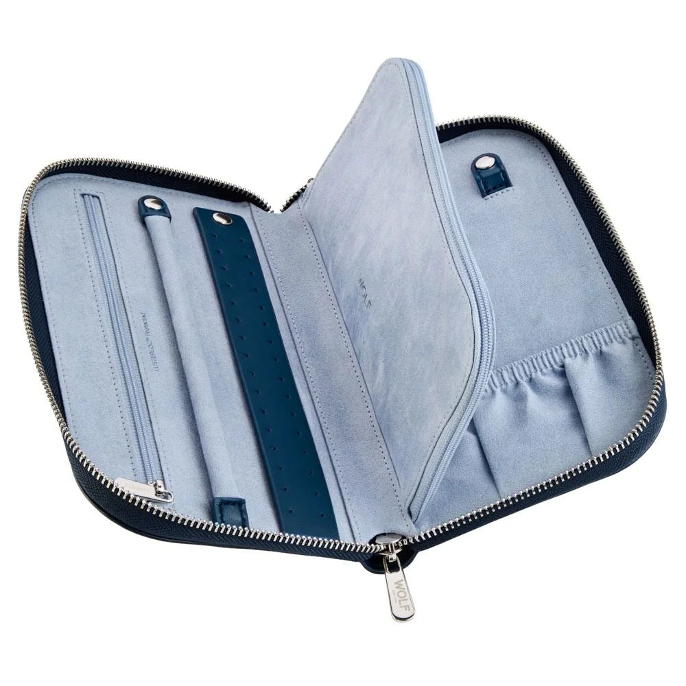 WOLF 1834 - Exklusives Travel Schmuck Portfolio mit Liberty Ianthe Muster und nachhaltigem biobasiertem Material jetzt im Juwelier Tirol Shop bestellen