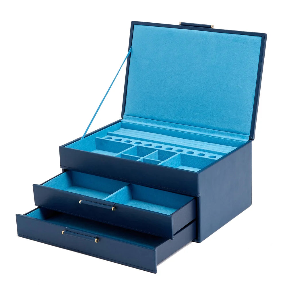 Sophia Schmuckbox mit Schublade indigoblau