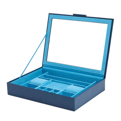 Sophia Schmuckbox mit durchsichtigen Deckel indigoblau