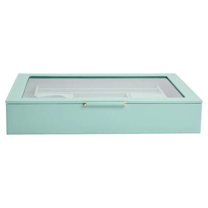 Sophia Schmuckbox mit durchsichtigen Deckel jade