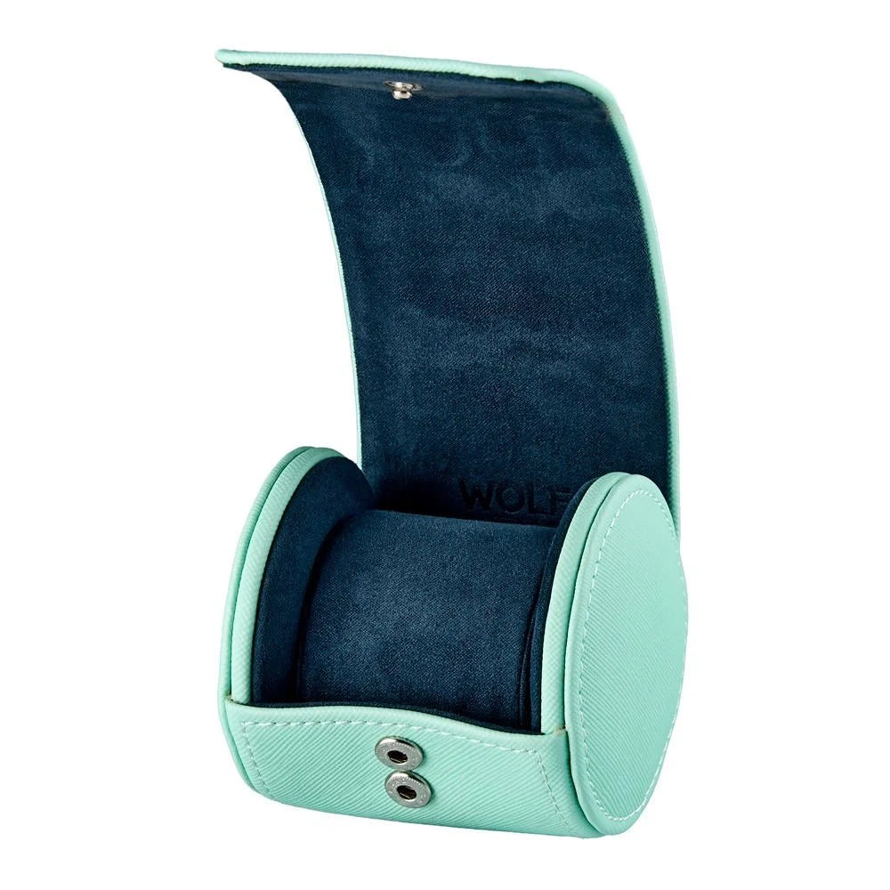 WOLF 1834 - Exklusive Seltzer Single Watch Roll in Pantone Farbe des Jahres 2026 für hochwertige Uhrenaufbewahrung im Juwelier Tirol Shop bestellen
