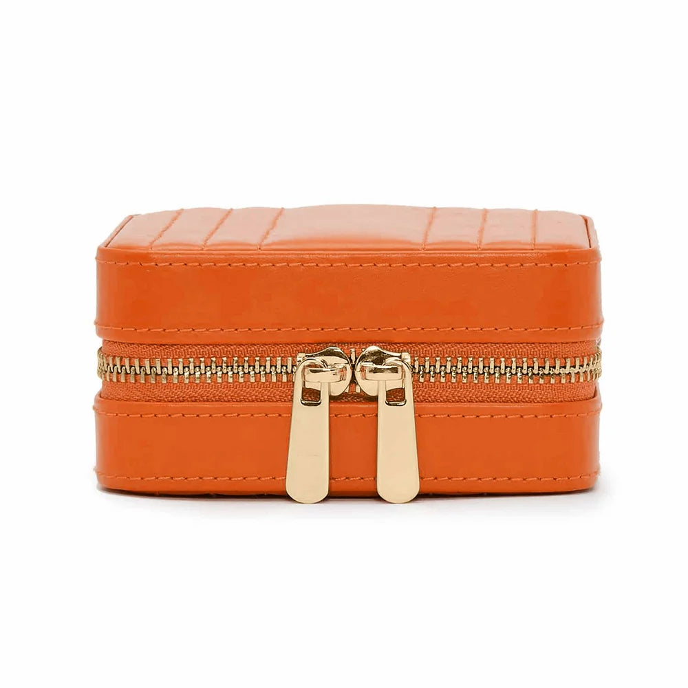 Maria kleiner Schmuckkoffer mit Zip mandarine