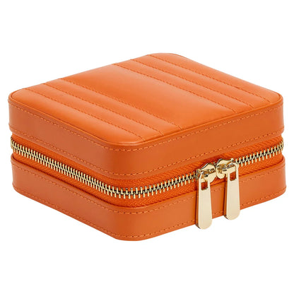 Maria kleiner Schmuckkoffer mit Zip mandarine