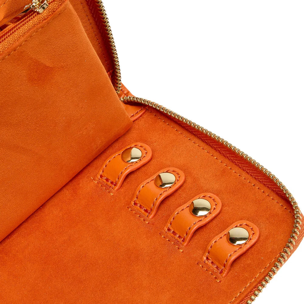 Maria Reiseetui mit Zip mandarine