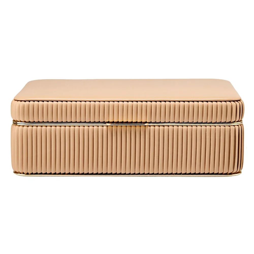 WOLF 1834 - Bella Medium Schmuckschatulle Luxus Schmuckbox aus veganem Leder mit goldener Hardware und 10 Fächern sicher im Juwelier Tirol Shop online kaufen
