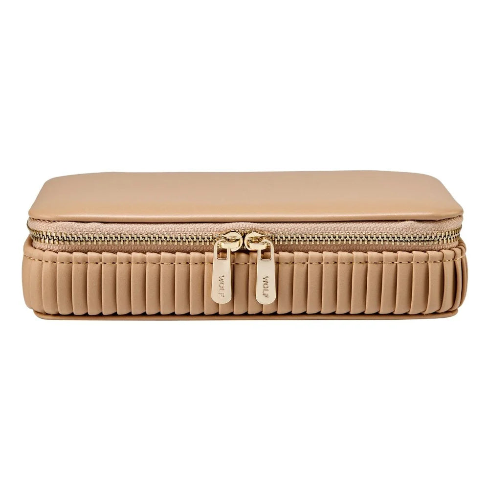 WOLF 1834 - Bella Zip Hülle Luxus Schmucketui mit LusterLoc™ Fächern und Gold-Finish sicher im Juwelier Tirol Shop online kaufen